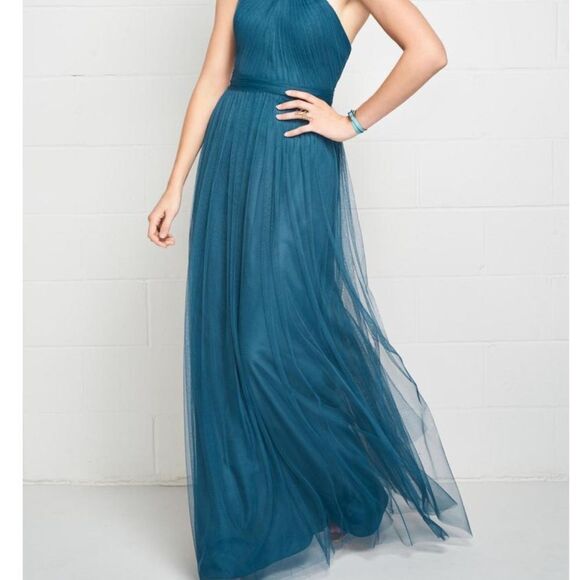 NWT WToo 560 Ice Pink Halter Bridesmaids Formal Dress Read All - Picture 2 of 10